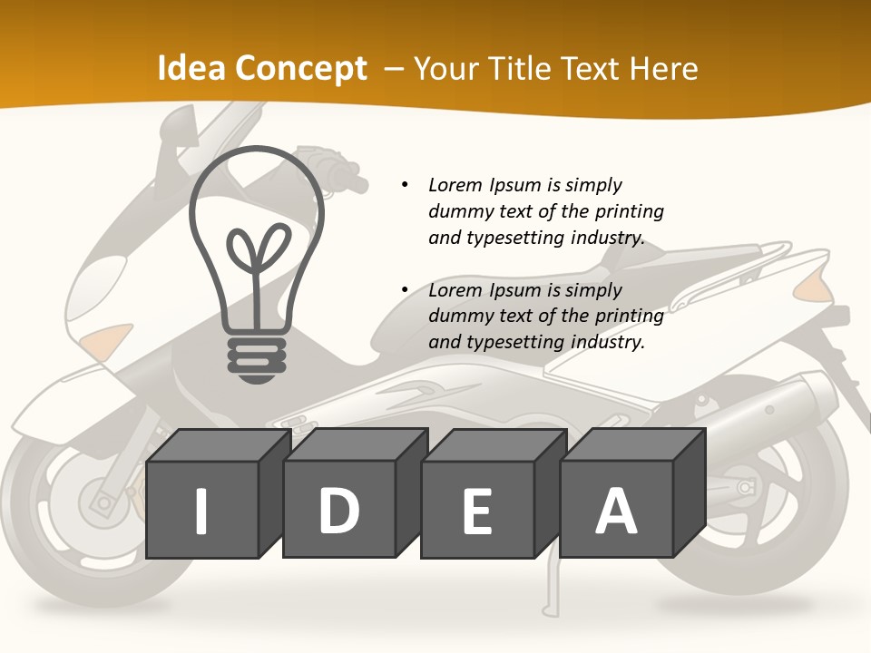 Motor Man Fast PowerPoint Template