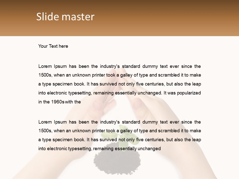 Plant Innocence Trust PowerPoint Template