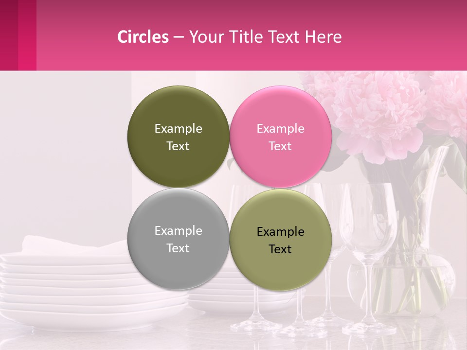 Formal Service Plates PowerPoint Template