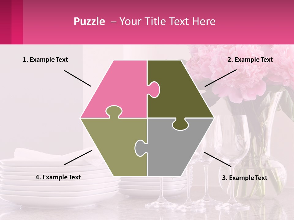 Formal Service Plates PowerPoint Template