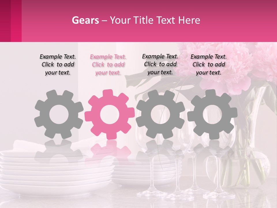Formal Service Plates PowerPoint Template