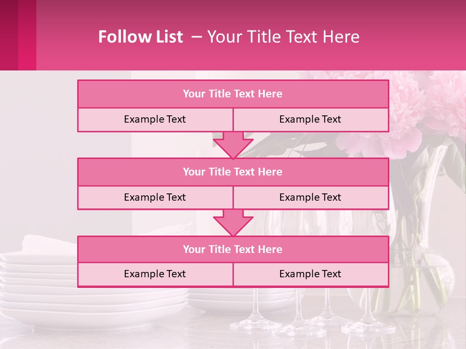 Formal Service Plates PowerPoint Template