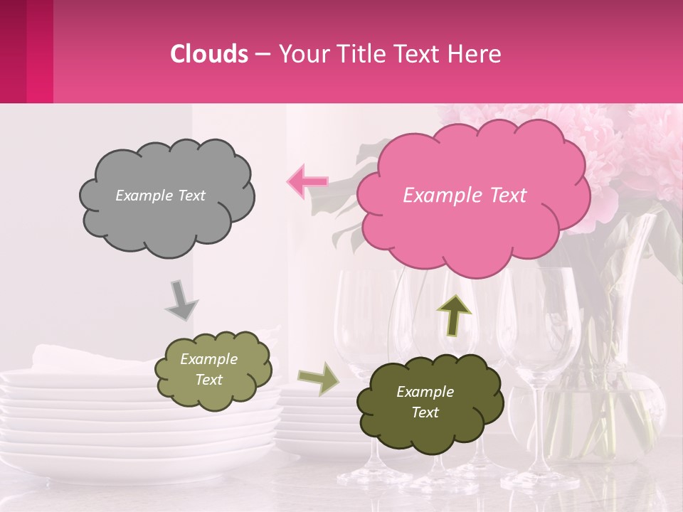 Formal Service Plates PowerPoint Template