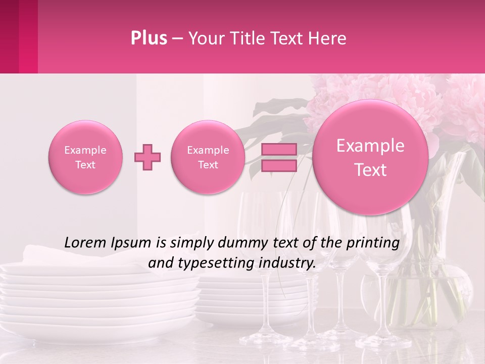 Formal Service Plates PowerPoint Template
