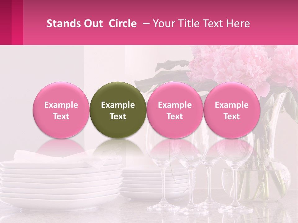 Formal Service Plates PowerPoint Template