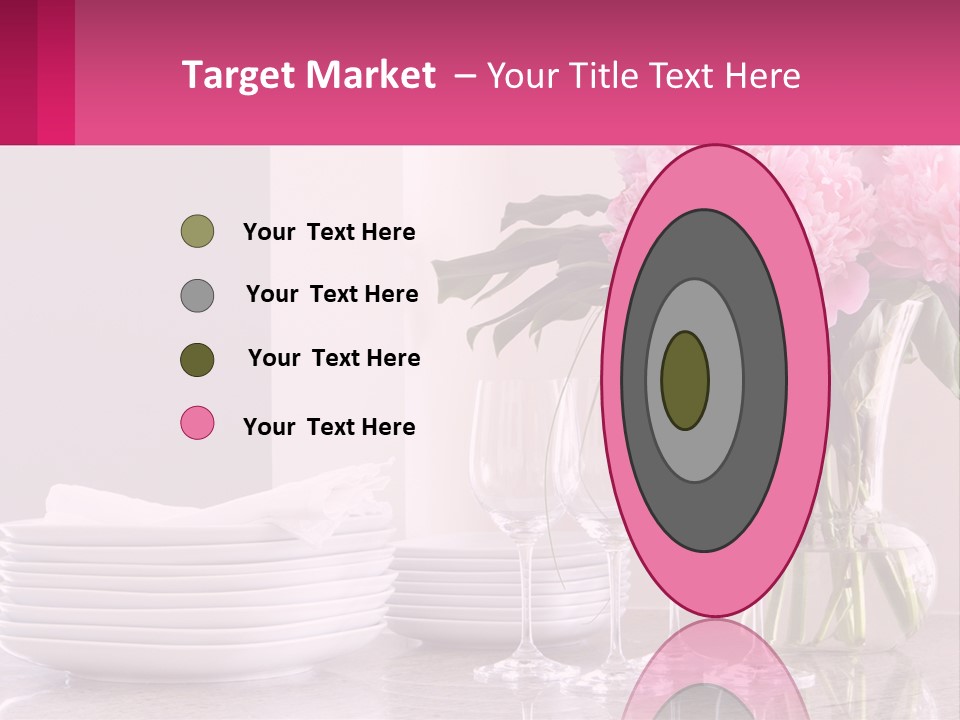 Formal Service Plates PowerPoint Template