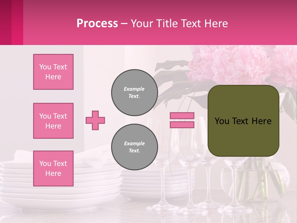 Formal Service Plates PowerPoint Template