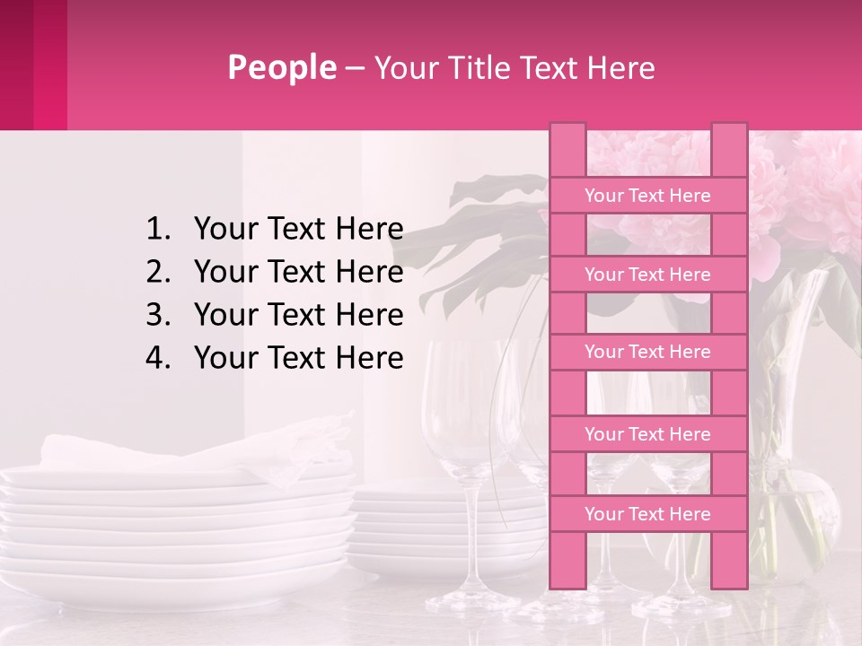Formal Service Plates PowerPoint Template