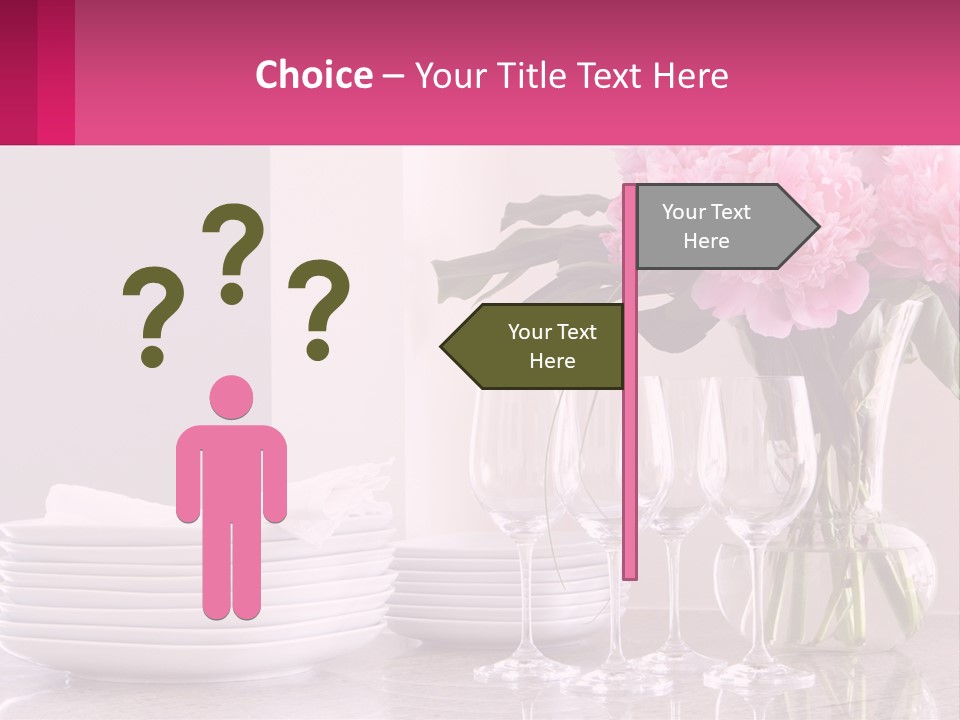 Formal Service Plates PowerPoint Template