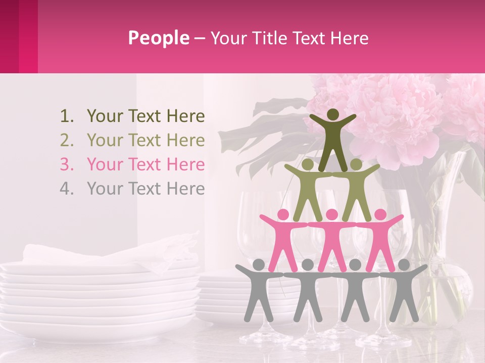 Formal Service Plates PowerPoint Template