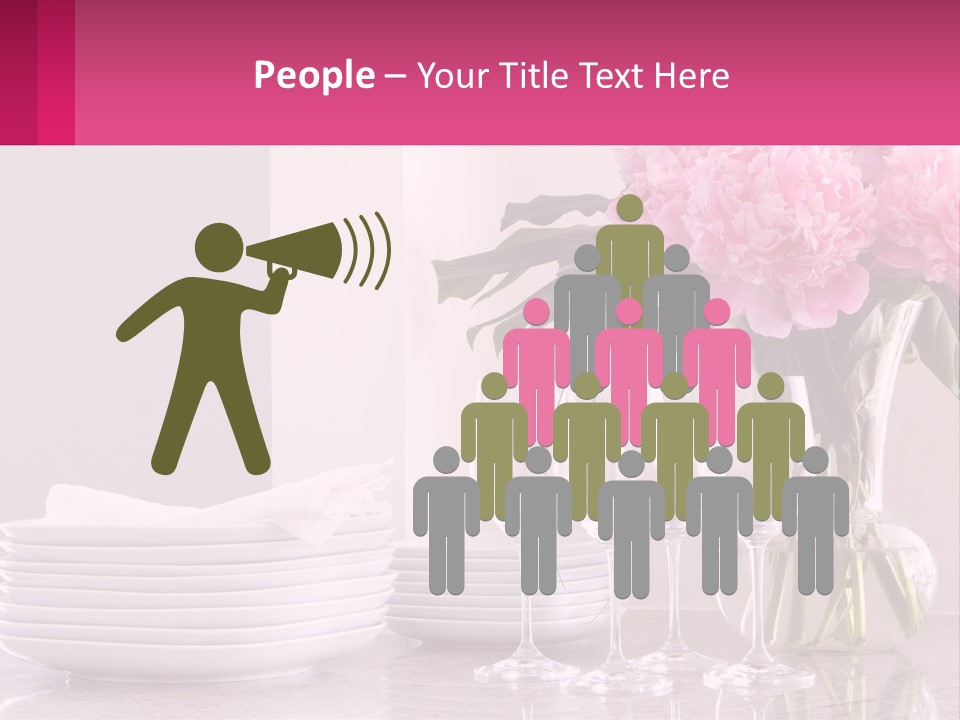 Formal Service Plates PowerPoint Template