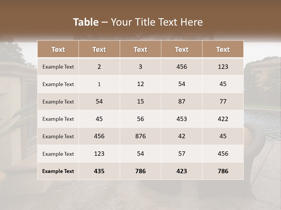 Girl Lounge Sunset PowerPoint Template