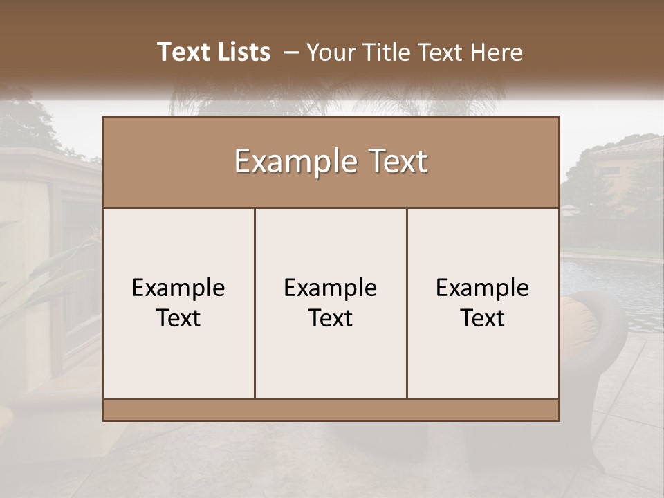 Girl Lounge Sunset PowerPoint Template