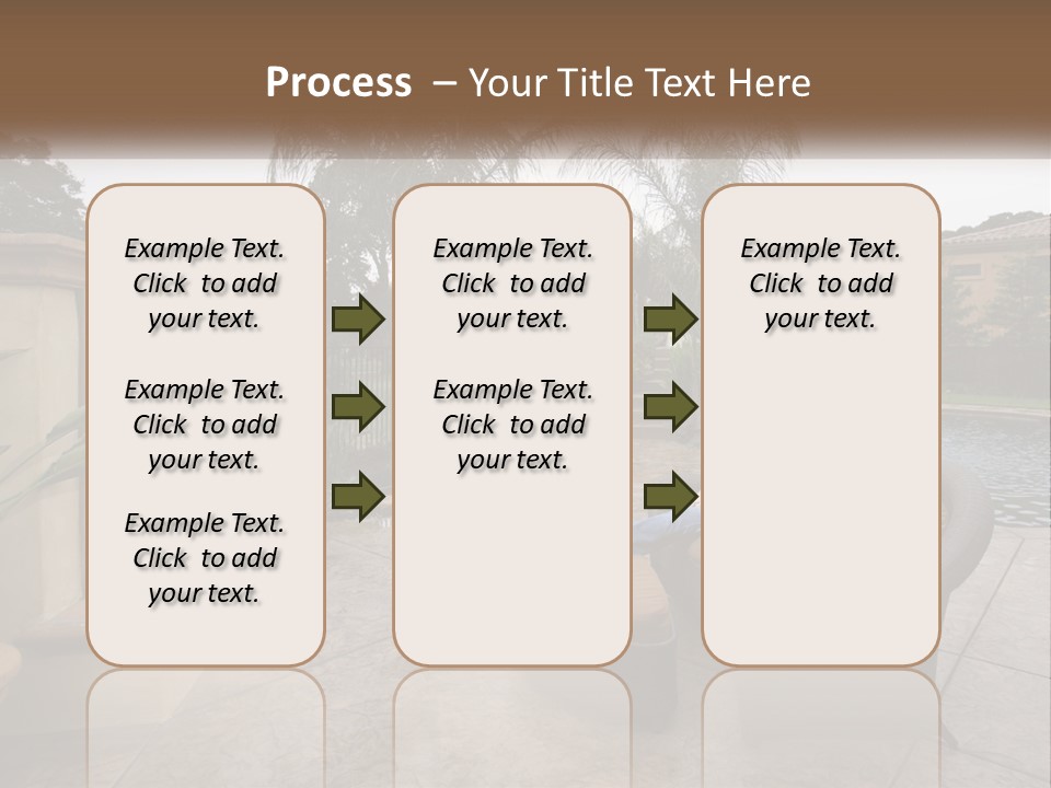 Girl Lounge Sunset PowerPoint Template