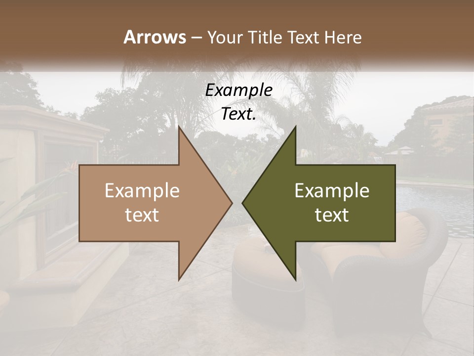 Girl Lounge Sunset PowerPoint Template