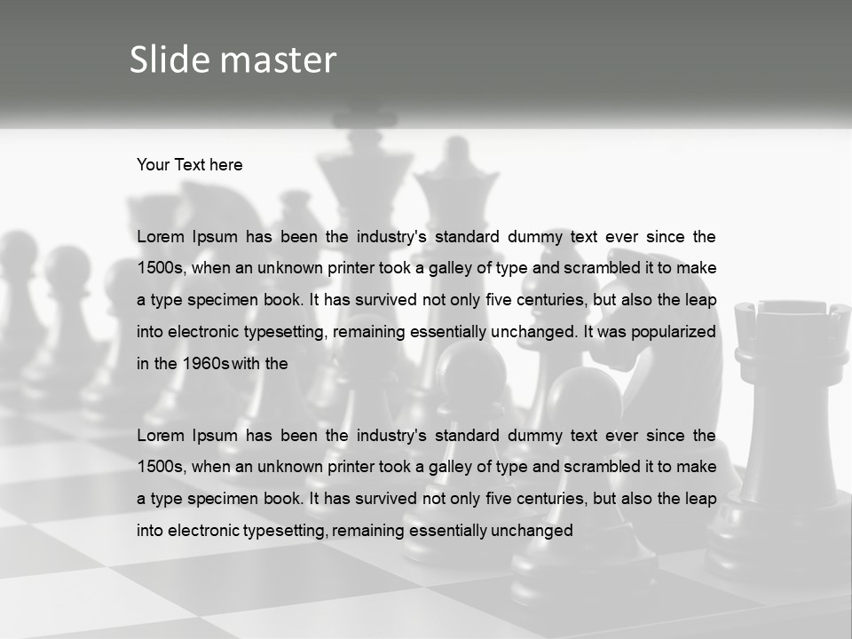 Conquering Macro Thinking PowerPoint Template