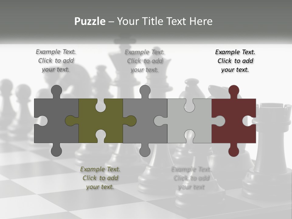 Conquering Macro Thinking PowerPoint Template