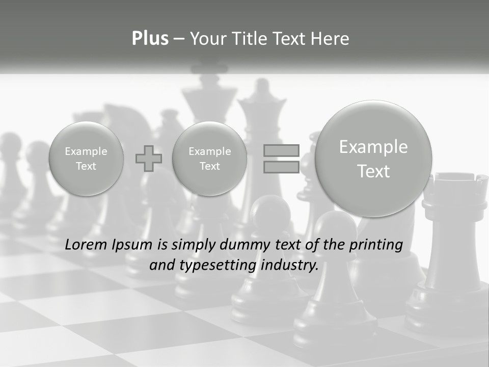 Conquering Macro Thinking PowerPoint Template