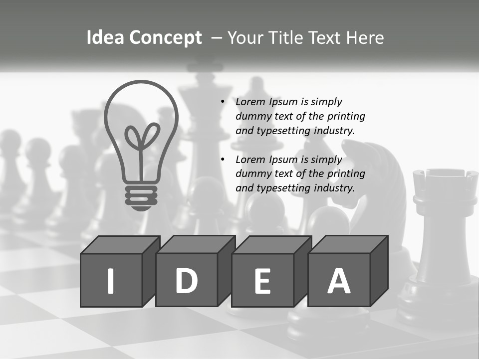 Conquering Macro Thinking PowerPoint Template