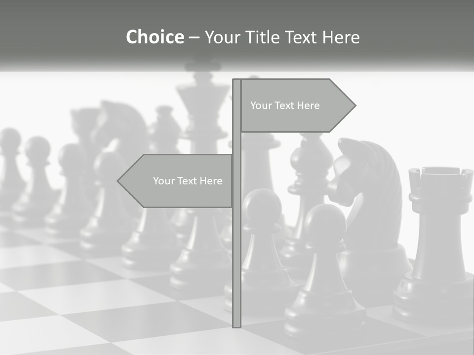 Conquering Macro Thinking PowerPoint Template