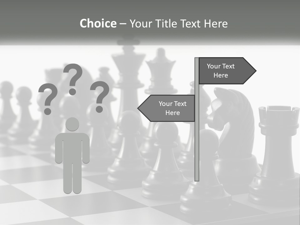 Conquering Macro Thinking PowerPoint Template