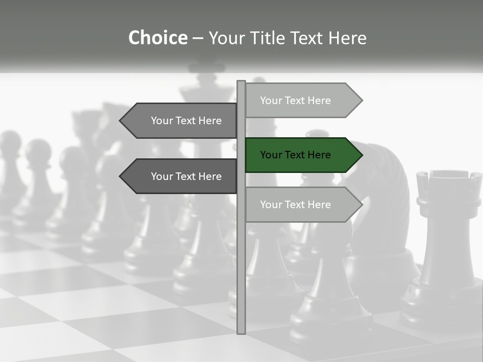 Conquering Macro Thinking PowerPoint Template