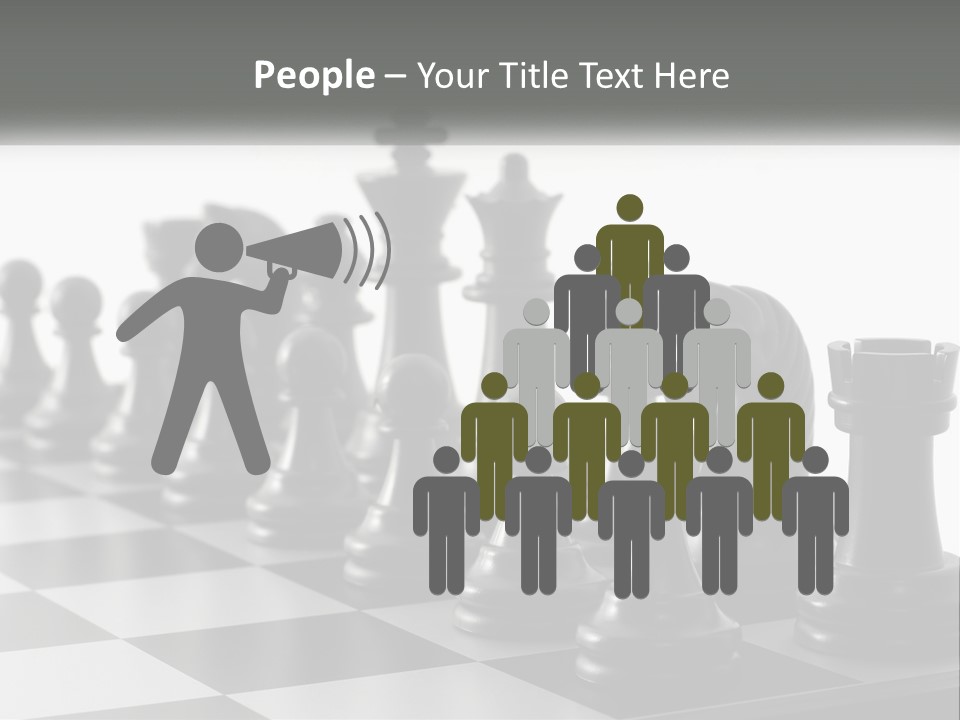 Conquering Macro Thinking PowerPoint Template