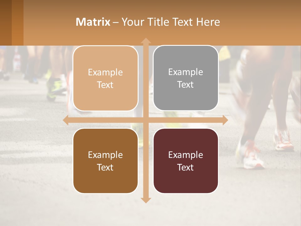 Moving Competing Motion PowerPoint Template