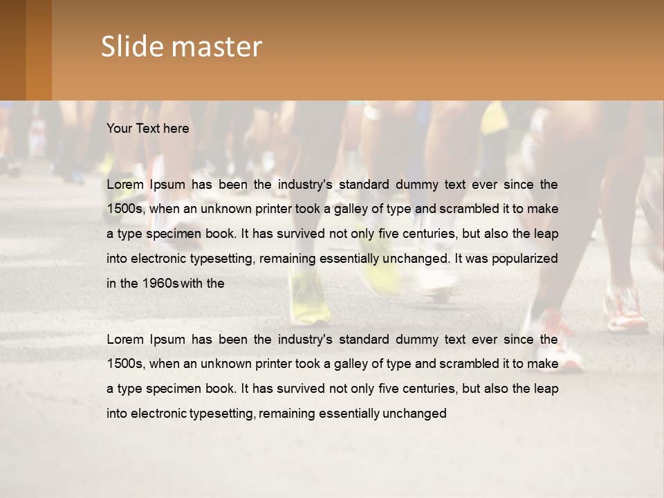 Moving Competing Motion PowerPoint Template