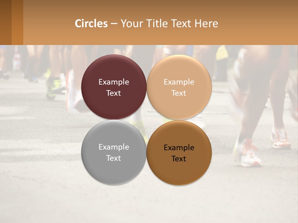 Moving Competing Motion PowerPoint Template