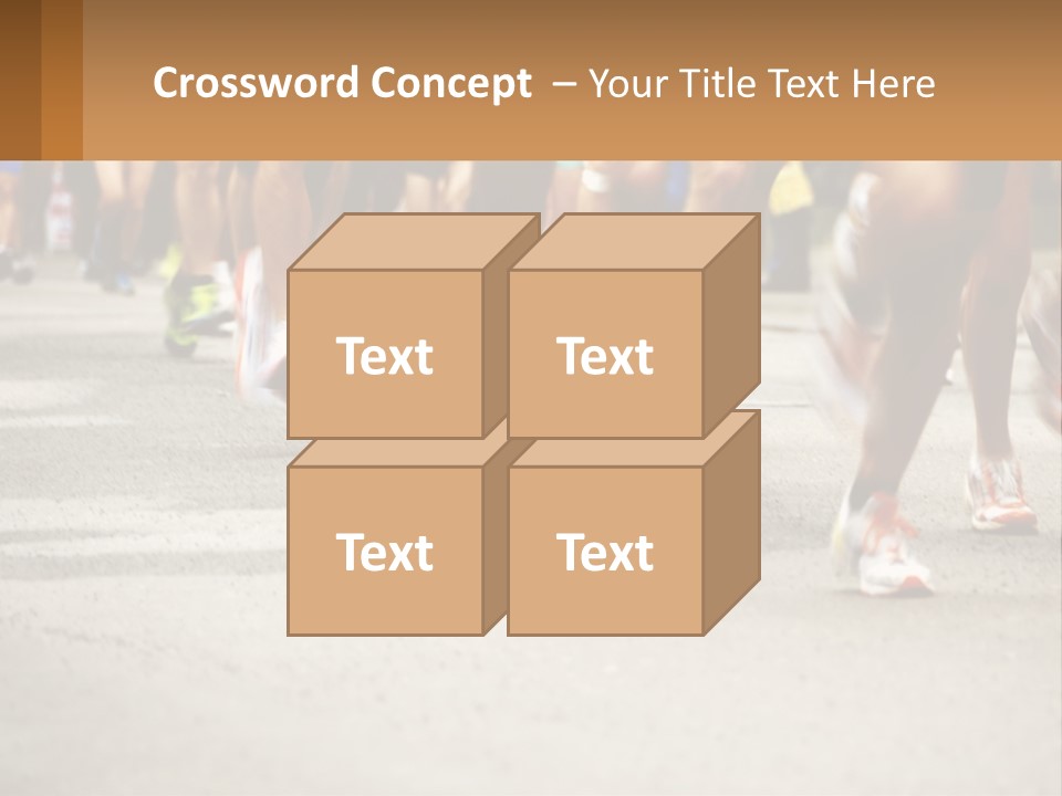 Moving Competing Motion PowerPoint Template