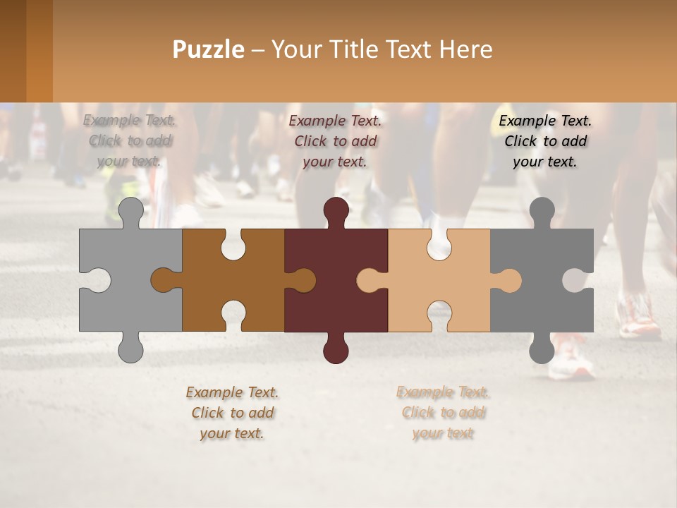 Moving Competing Motion PowerPoint Template