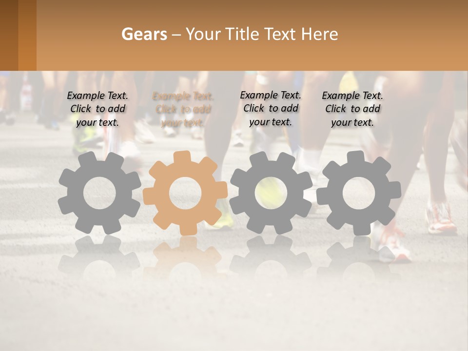 Moving Competing Motion PowerPoint Template