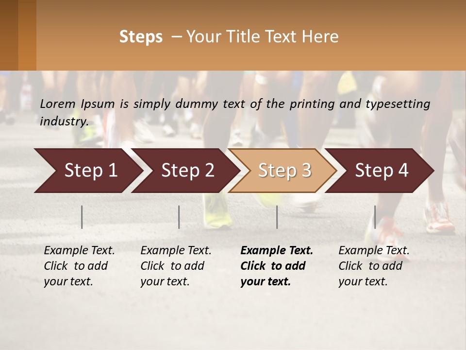 Moving Competing Motion PowerPoint Template