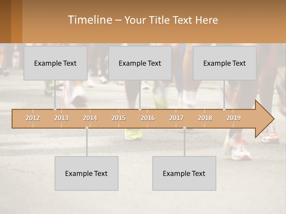 Moving Competing Motion PowerPoint Template