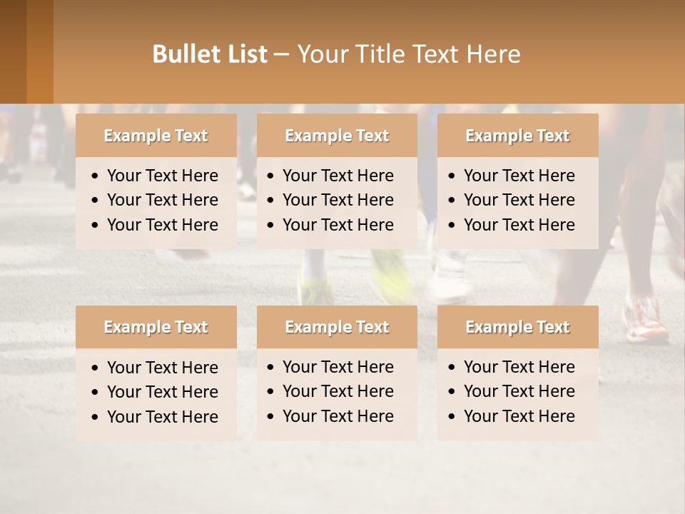 Moving Competing Motion PowerPoint Template