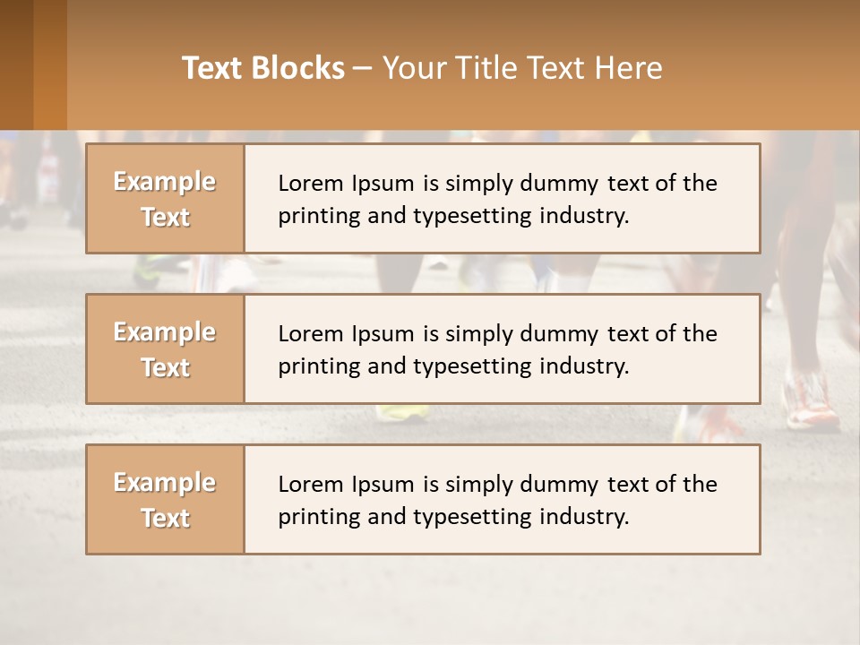 Moving Competing Motion PowerPoint Template