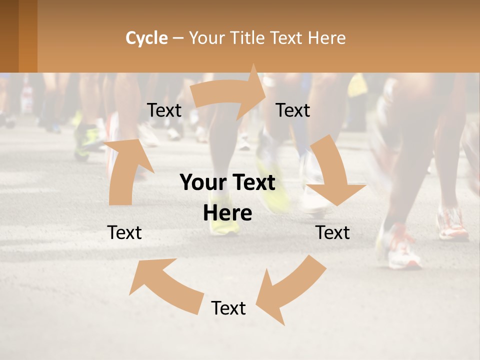 Moving Competing Motion PowerPoint Template