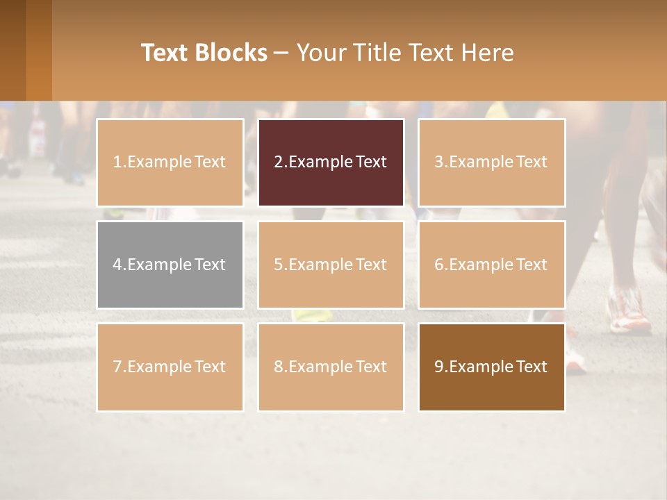 Moving Competing Motion PowerPoint Template