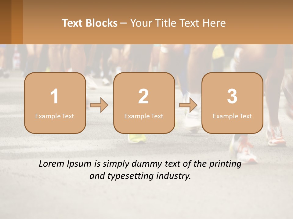 Moving Competing Motion PowerPoint Template