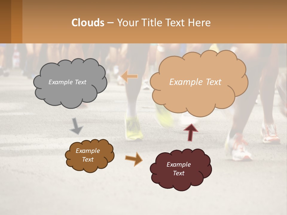 Moving Competing Motion PowerPoint Template