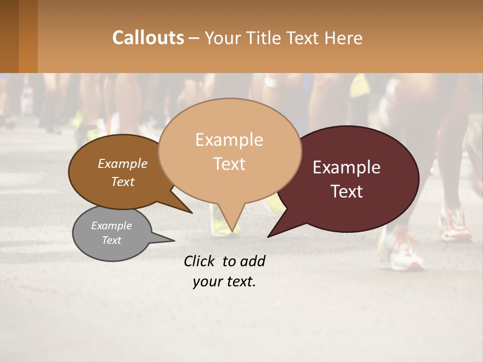 Moving Competing Motion PowerPoint Template