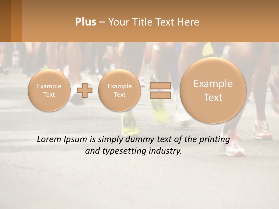 Moving Competing Motion PowerPoint Template