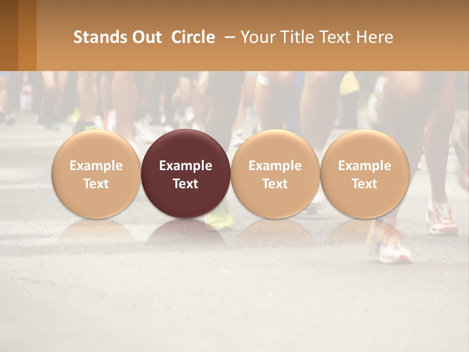 Moving Competing Motion PowerPoint Template