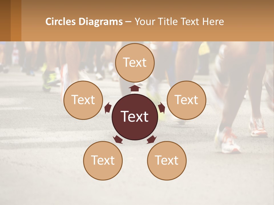 Moving Competing Motion PowerPoint Template