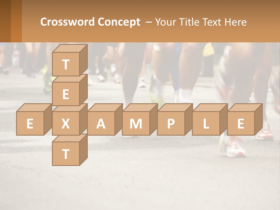 Moving Competing Motion PowerPoint Template