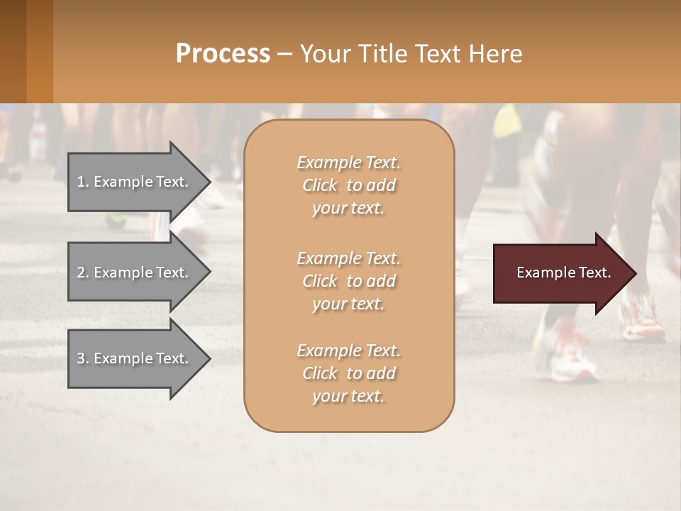 Moving Competing Motion PowerPoint Template