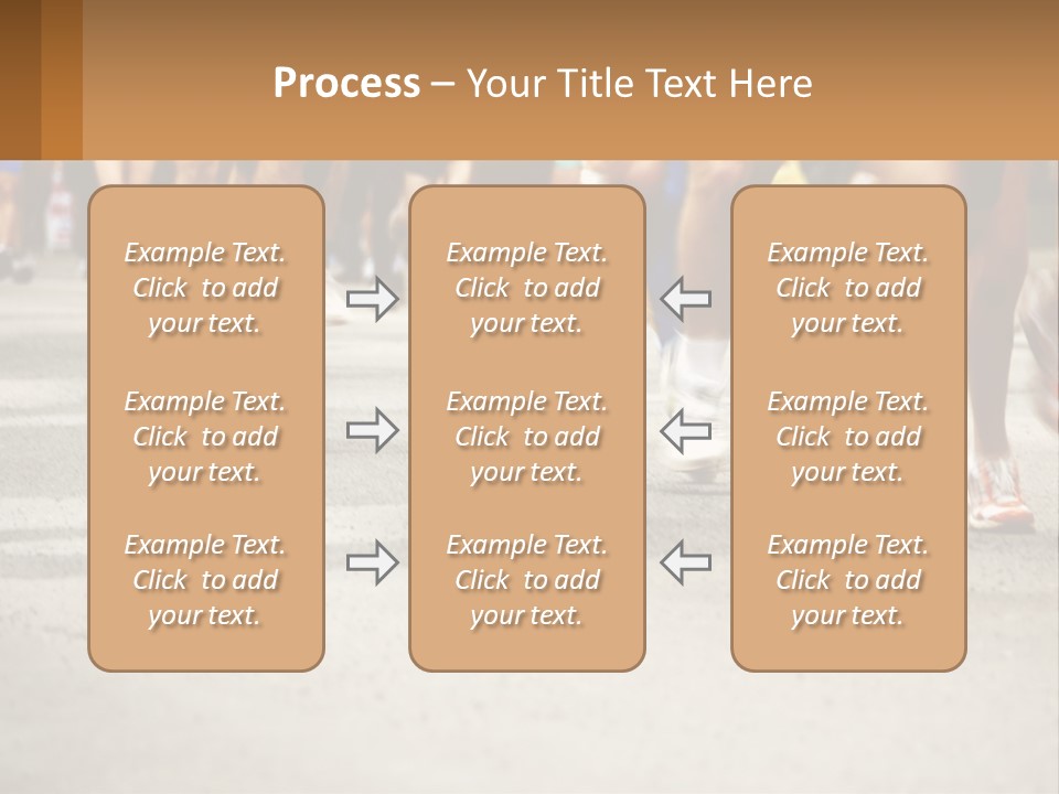 Moving Competing Motion PowerPoint Template