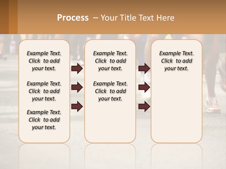 Moving Competing Motion PowerPoint Template