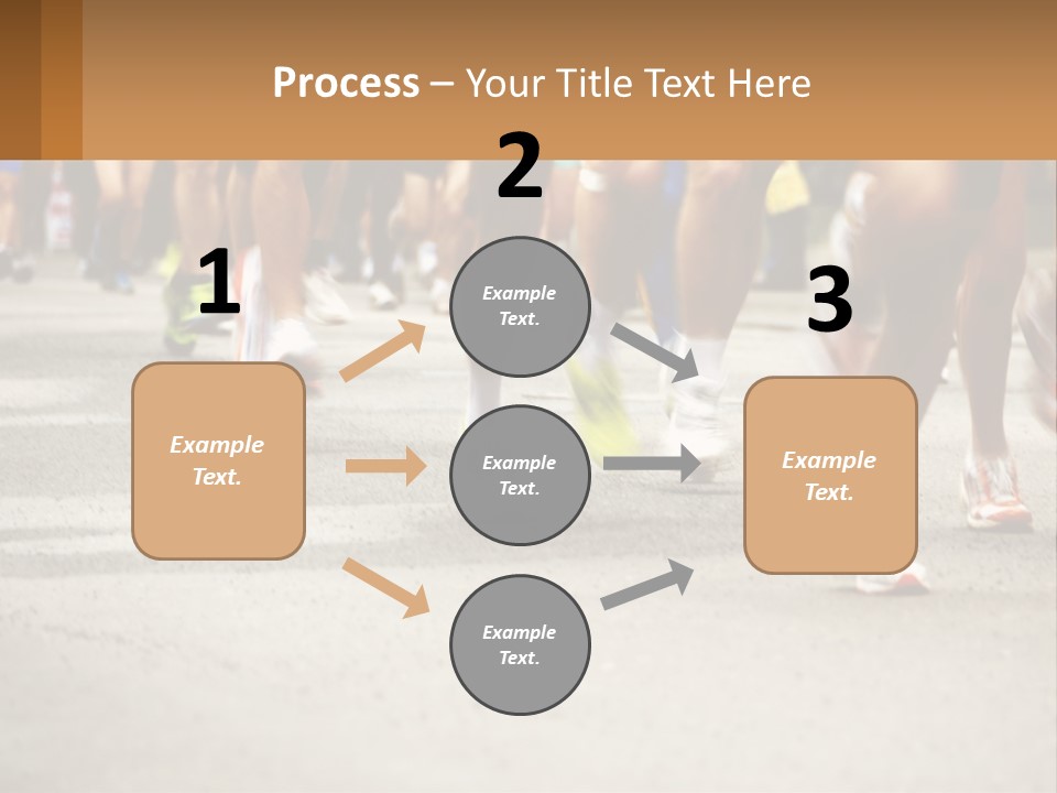 Moving Competing Motion PowerPoint Template
